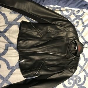 Faux leather jacket